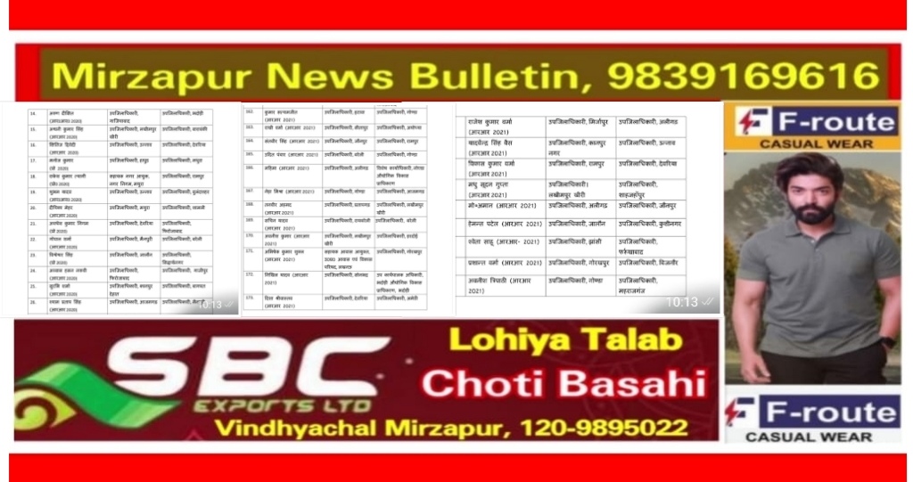 Mirzapur News Bulletin